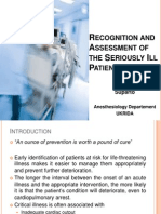 Print Recognition and Assessment of The Seriously Ill Patient - Dr. Suparto