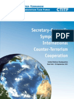 United Nations Secretary-General's Symposium On International Counter-Terrorism Cooperation (2011) Uploaded by Richard J. Campbell