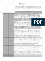 Ap Generic Rubric