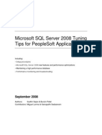 PeopleSoft On SQL 2008