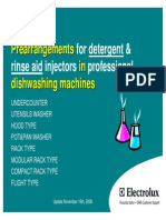 Dishwasher and Potwasher Detergent Connections