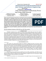 The Load Monitoring and Protection On Electricity Power Lines Using GSM Network