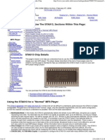 MP3 Player, How To Use The STA013 MP3 Decoder Chip