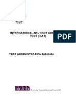 ISAT TestAdministrationManualVVV