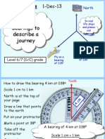 Use Bearings To Describe A Journey