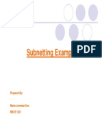 Subnetting Examples