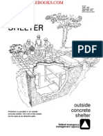 1980 FEMA Home Shelter Outside Concrete Shelter 9p