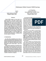 A Self-Biased High Performance Folded Cascode Op-Amp: of of