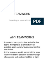 Teamwork: How Do You Work With Others?