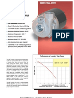 General Purpose Laundry Tray Pump: Industrial Duty