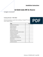 Compact 32-Point Solid-State 24V DC Source Output Module: Installation Instructions