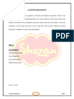 Final Shezan Strategic Analysis Planning