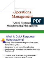 OM Lec8 Quick Respose Manufacturing System