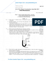 Fluid Mechanics July 2013