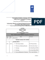 The Statistical Institute of Jamaica (STATIN) Public Sector Consultation Workshop