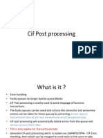 Cif Post Processing