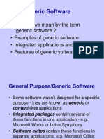 2-4 Generic Software