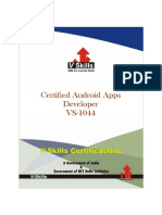 Certified Android Apps Developer VS-1044