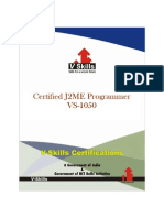 Certified J2ME Programmer VS-1050