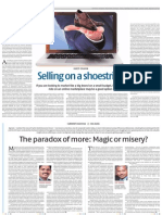 Selling On A Shoestring: The Paradox of More: Magic or Misery?