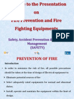 Fire Prevention & Fire Fighting Equipment