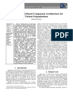 A Multi-Model Based Component Architecture For Virtual Organizations