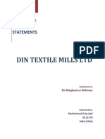 Din Textile Analysis