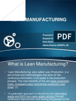 Lean Manufacturing An Overview