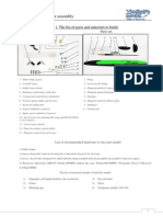 Snipe Recommendations For Assembly: 1. The List of Parts and Materials To Build