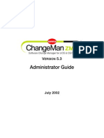 Changeman Administrator Guide