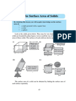 The Surface Area of Solids