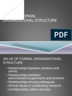 Management Group 3 - Formal Org. Structure & Values