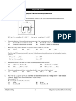 Olympiad Questions Electrochem