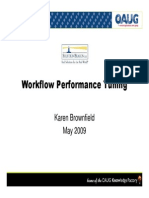 Workflow Performance Tuning