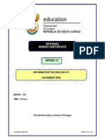 Information Technology P1 Eng. Nov. 2008