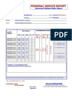 UPPL-Generator Water Test Report-2013