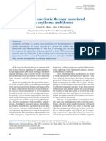 Metoprolol Succinate Therapy Associated With Erythema Multiforme