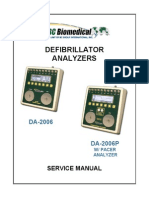 BC Biomedical DA-2006 Defibrillator Analyzer - Service Manual