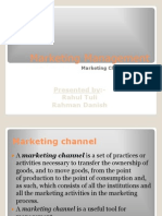 Marketing Management: Presented By:-Rahul Tuli Rahman Danish