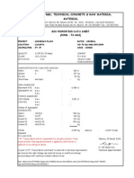 Mix Proportion Data Trumix