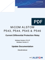 MiCOM Alstom P54x Ver47 - 57K Addendum GB