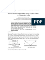 Echo Cancellation Algorithms Using Adaptive Filters: A Comparative Study