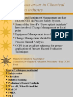 Safety in Chemical and Hydrocarbon Process Industry - Change Management