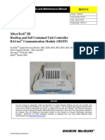 MicroTech III - Rooftop and Self Contained Unit Controller - BACnet Communication Module MS TP - IM - 917-2 PDF