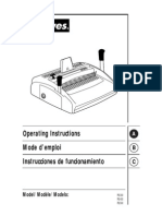 Fellowes PB 300, 400, 500 Manual