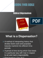 Biblical Dispensations