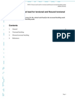 Critical Axial Load For Torsional and Flexural Torsional Buckling Modes