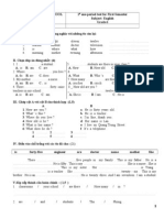 Grade 6 Test 1