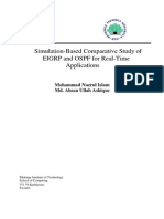 Thesis - 1053 - Simulation-Based Comparative Study of EIGRP and OSPF For Real-Time Applications