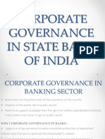 Corporate Governance in State Bank of India